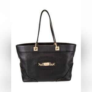 Gucci Black Leather Handbag